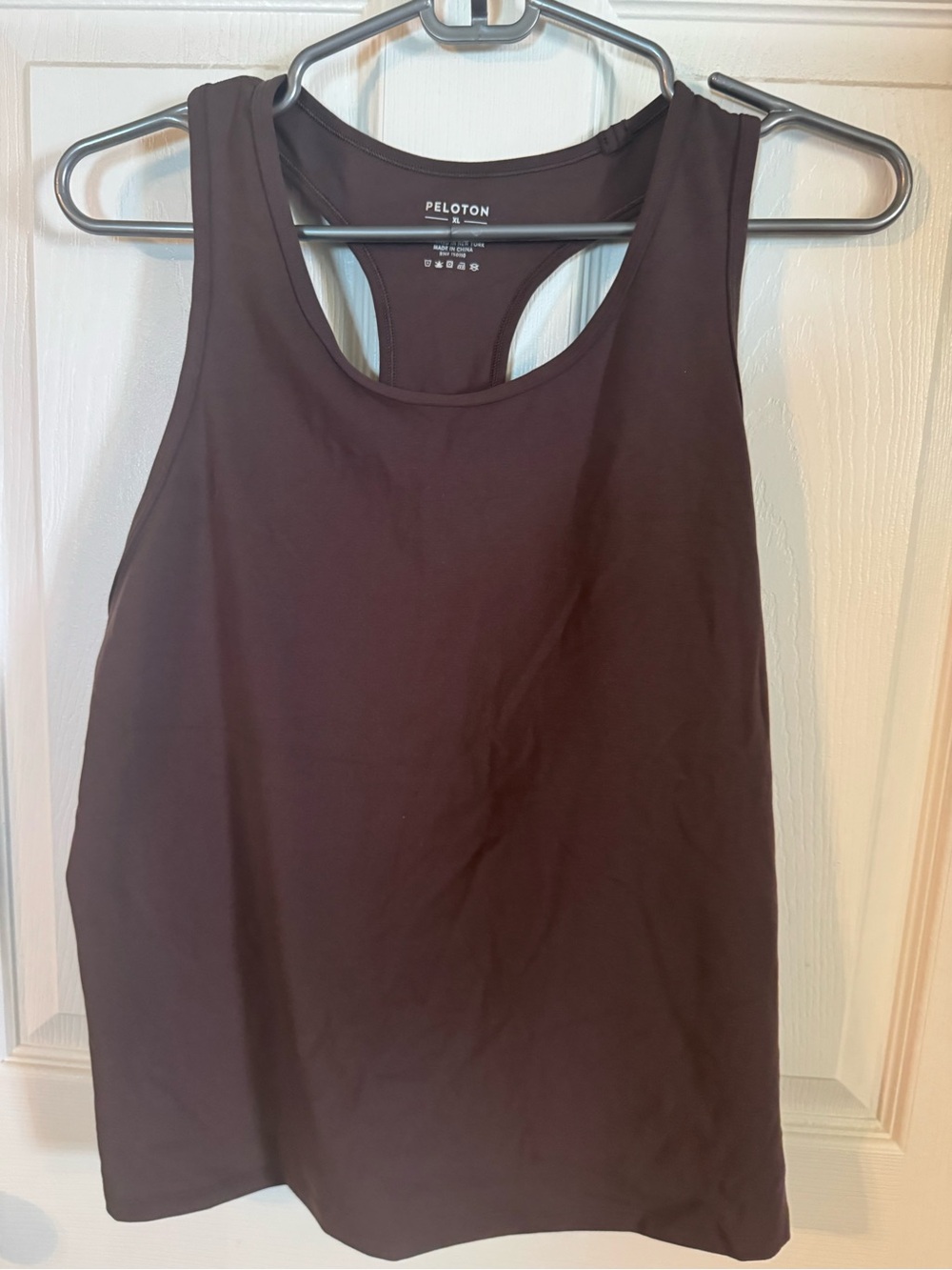 Peloton Brown Racerback Tank Top